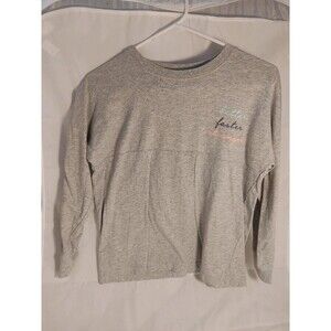 Girls Grey Long Sleeve Xersion Shirt-Size 10/12